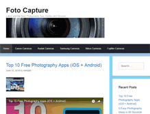 Tablet Screenshot of fotocapture.com